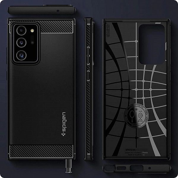 Etui Spigen Rugged Armor na Samsung Galaxy Note 20 Ultra - czarny mat