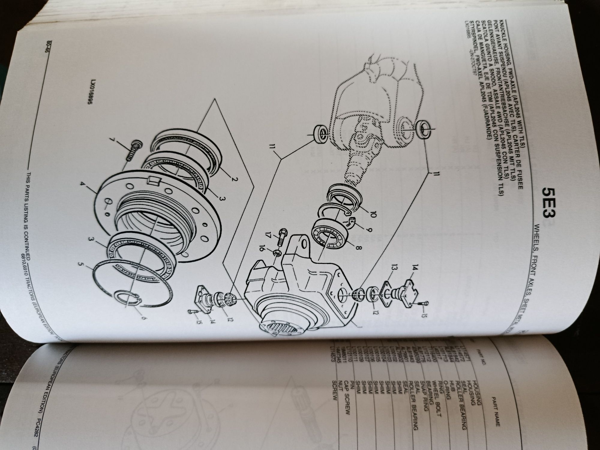 Katalog części John Deere 6810,6910
