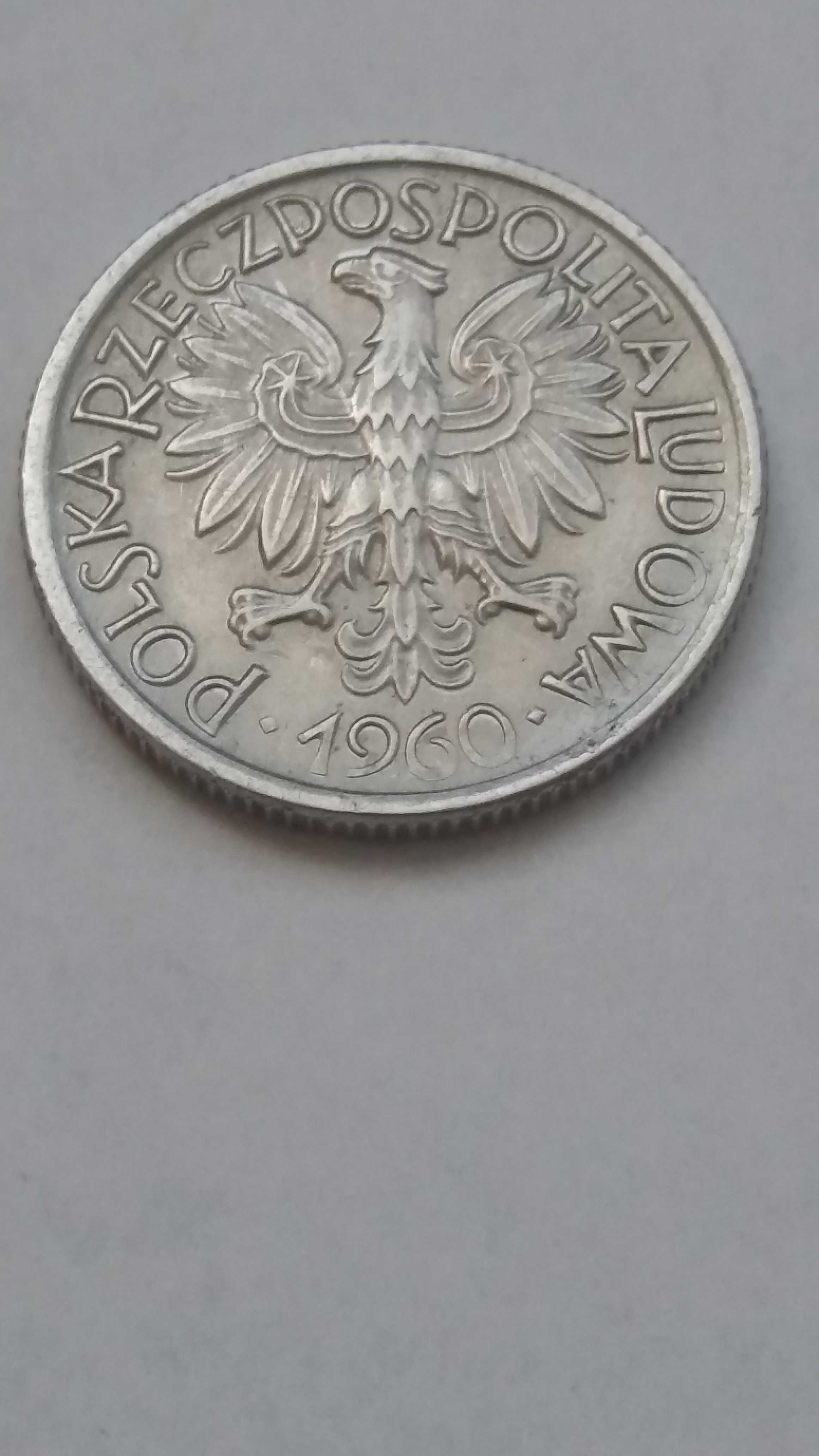 Xw M775, stara moneta PRL 2 złote 1960 Polska Bardzo ładna