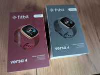Google Fitbit Versa 4 niebiesko-platynowy smartwatch