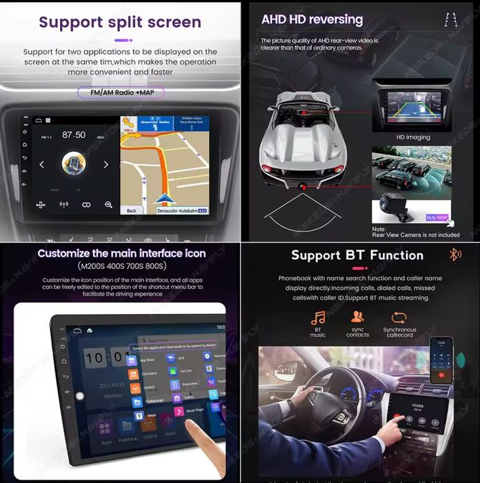 Rádio Android Volvo 2000-09 Xc70 V70 S60 CARPLAY GPS WIFI 2/32GB BT