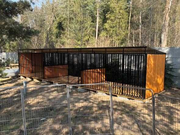 Kojec dla psa stalowy-solidny