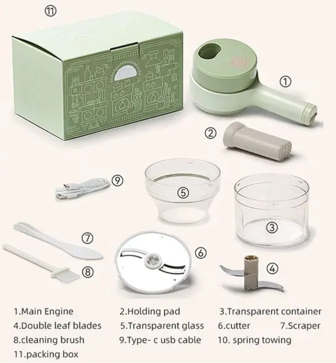 Овочерізка Food Chopper, електро, акумуляторна