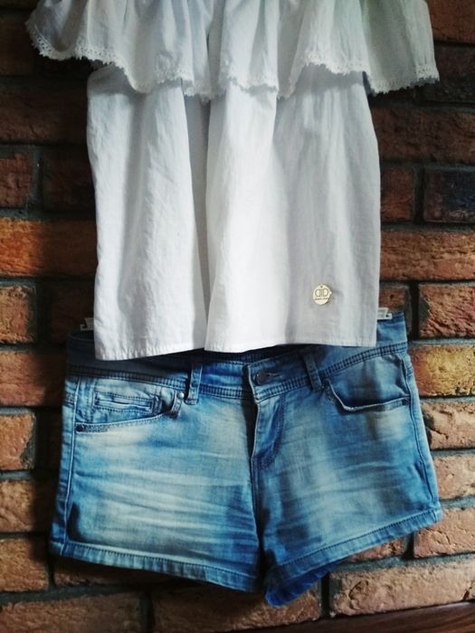 Spodenki krótkie, jeansowe Reserved