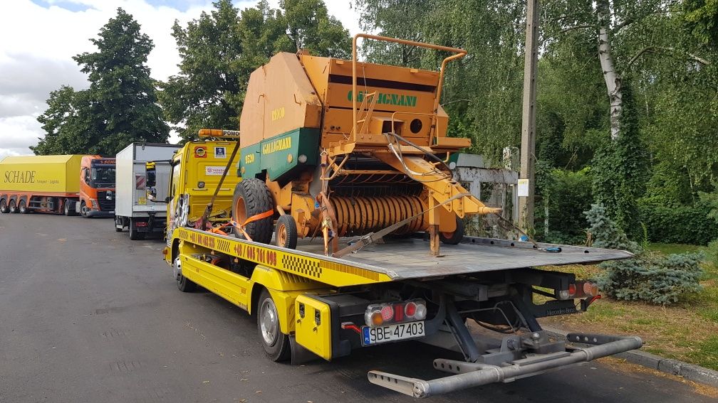 Transport maszyn budowlanch Wózków Widlowych Maszyn Rolniczych