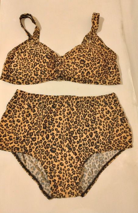 Купальник новий леопардовий