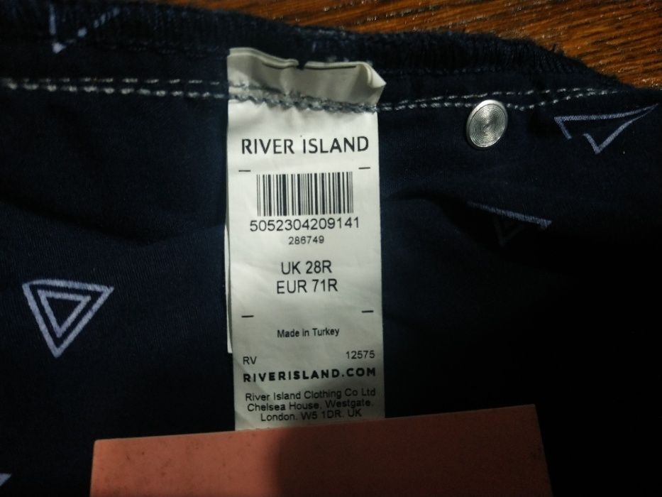 River Island Blue dark  джинсы