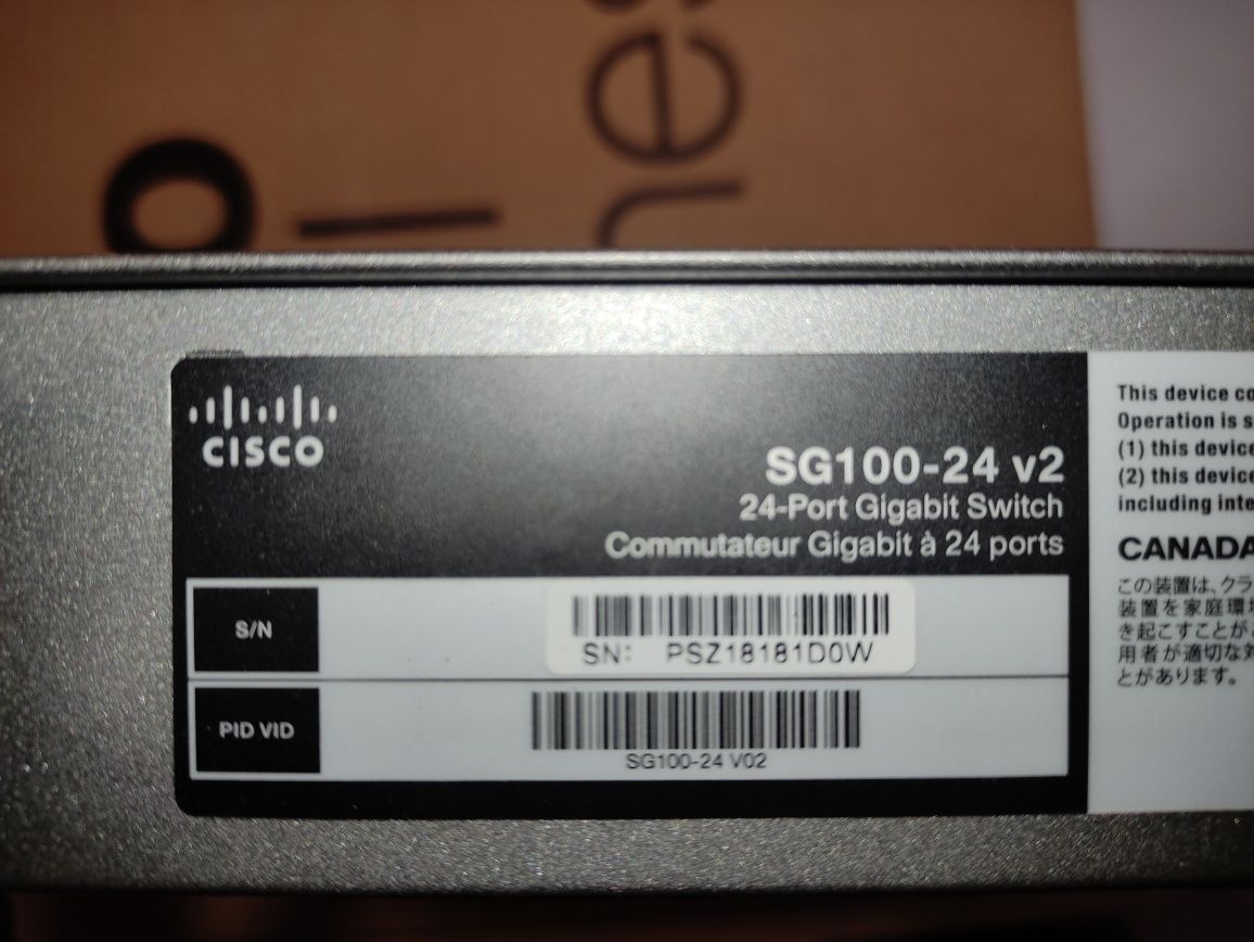 БУ коммутаторы CISCO SG100-24 / RV082