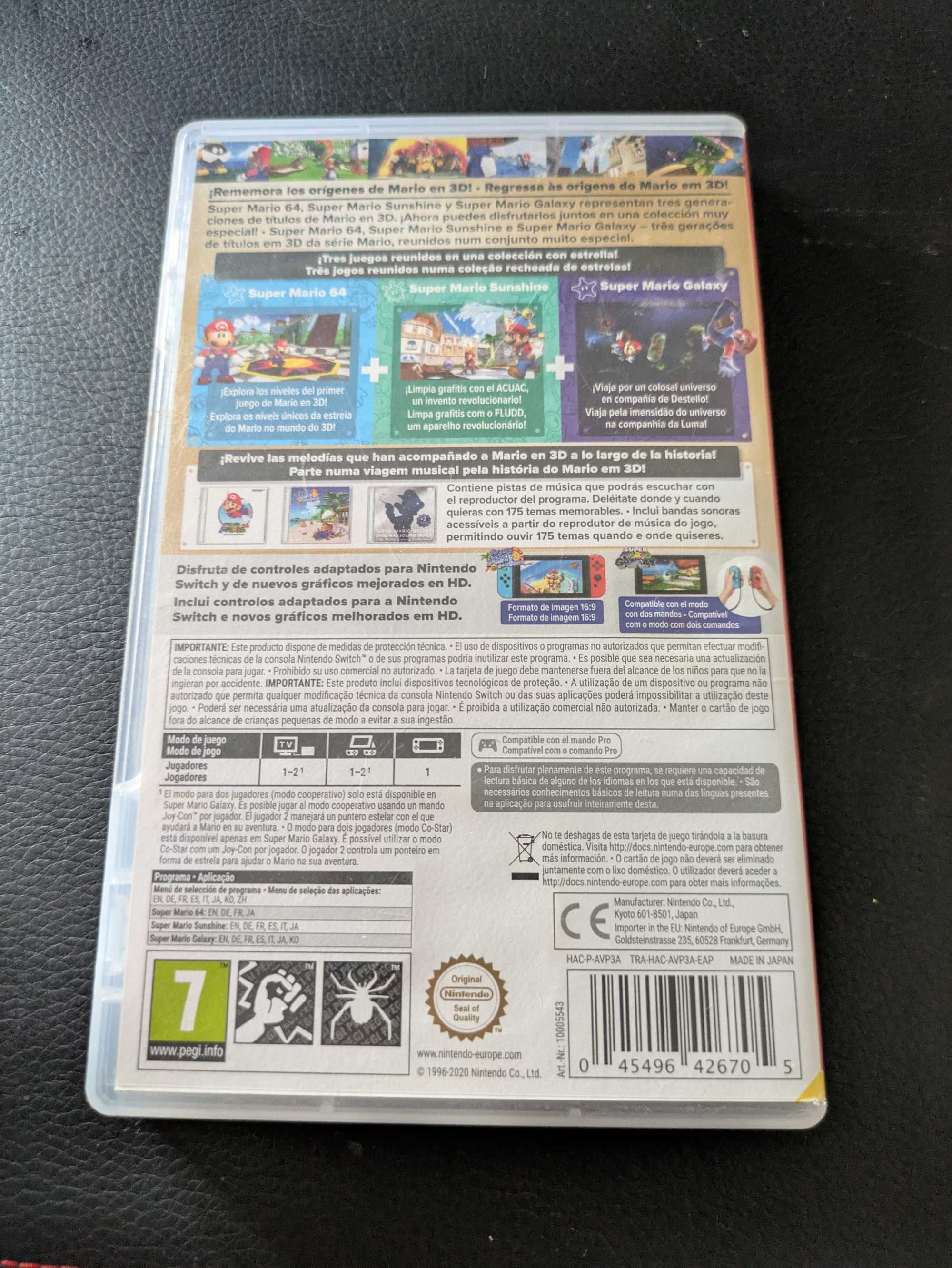Jogo Super Mario 3D All Stars - Nintendo Switch