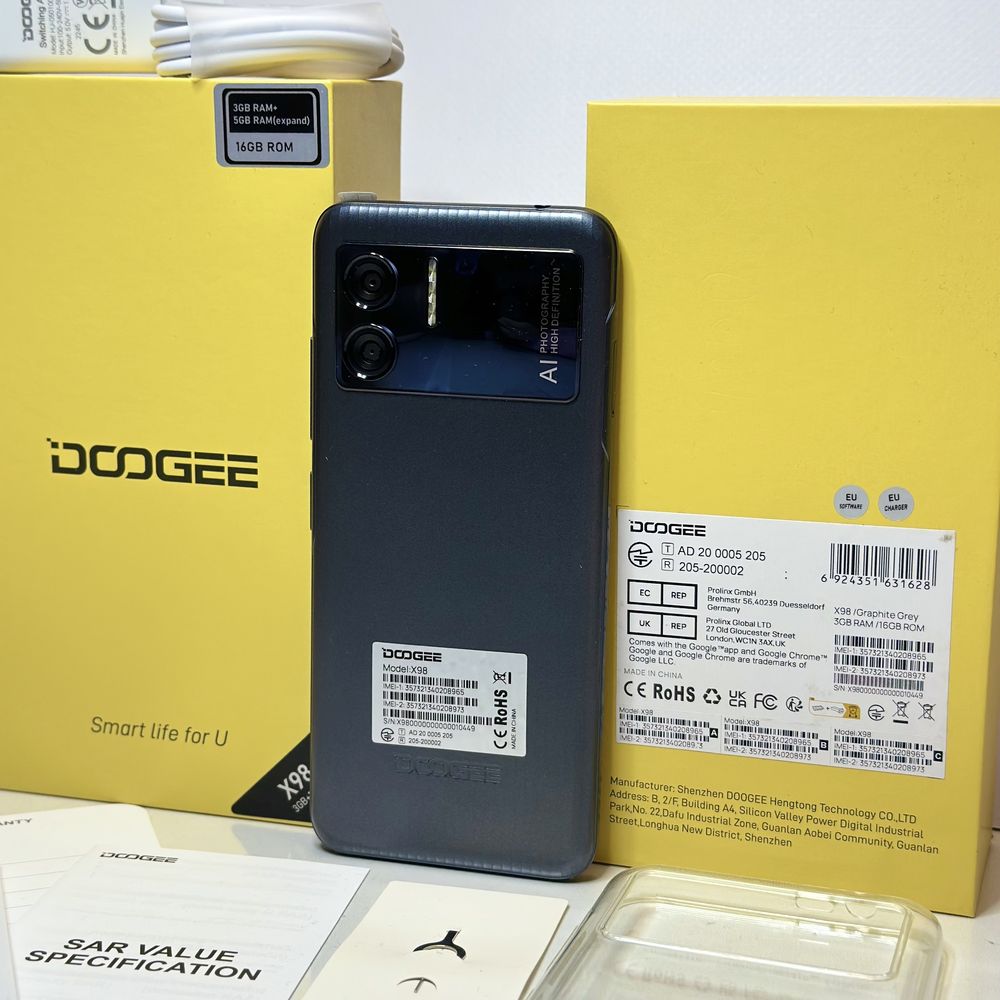 Новий Телефон / Смартфон Doogee X98 3/16GB