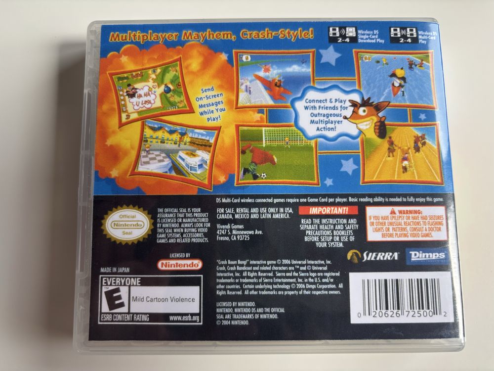 Crash Boom Bang Nintendo DS