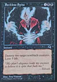 Magic the Gathering  - Reckless Spite  - Tempest Edition