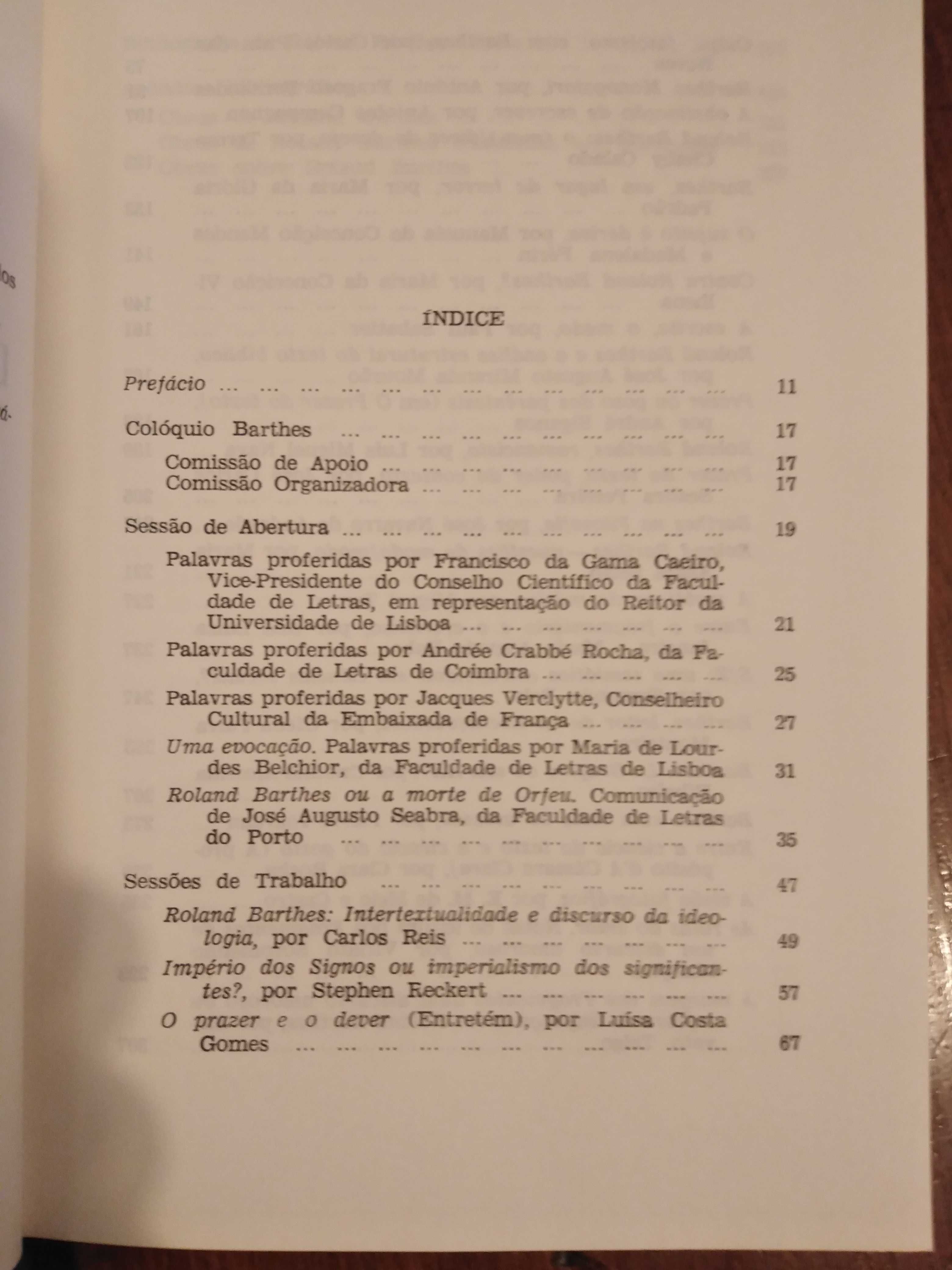 Leituras de Roland Barthes
