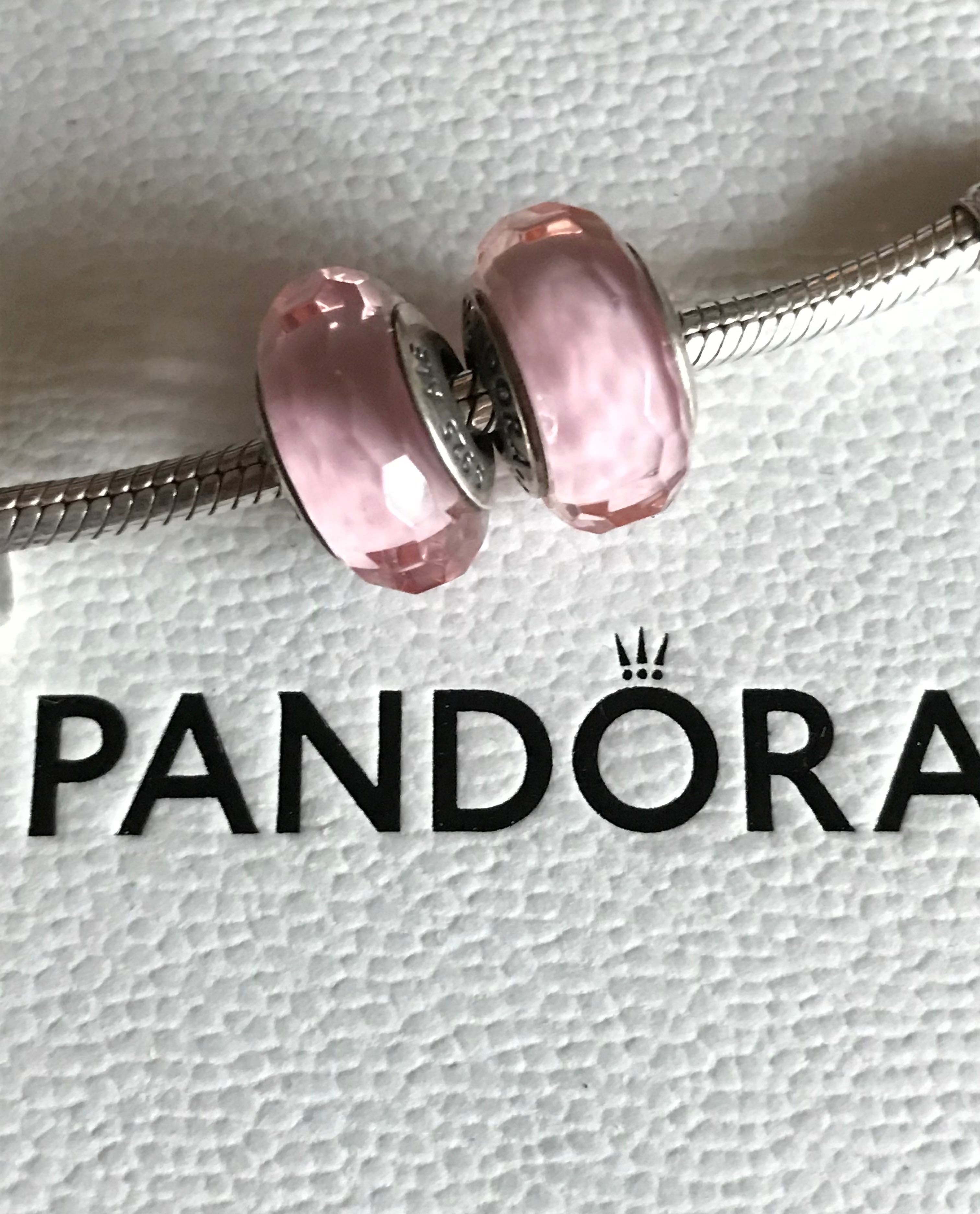 Pandora Charms Murano Różowa fasetka 791068 Unikat