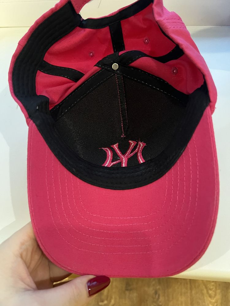 Бейсболка кепка New York розовая  женская