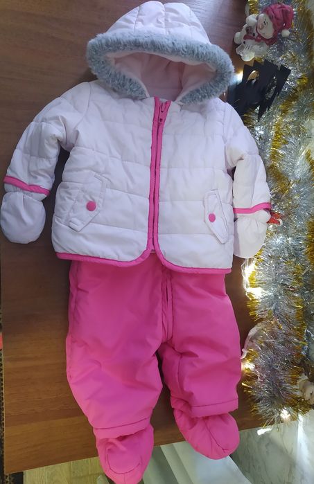 Дитячий зимній комбінезон,куртка 3-6м.