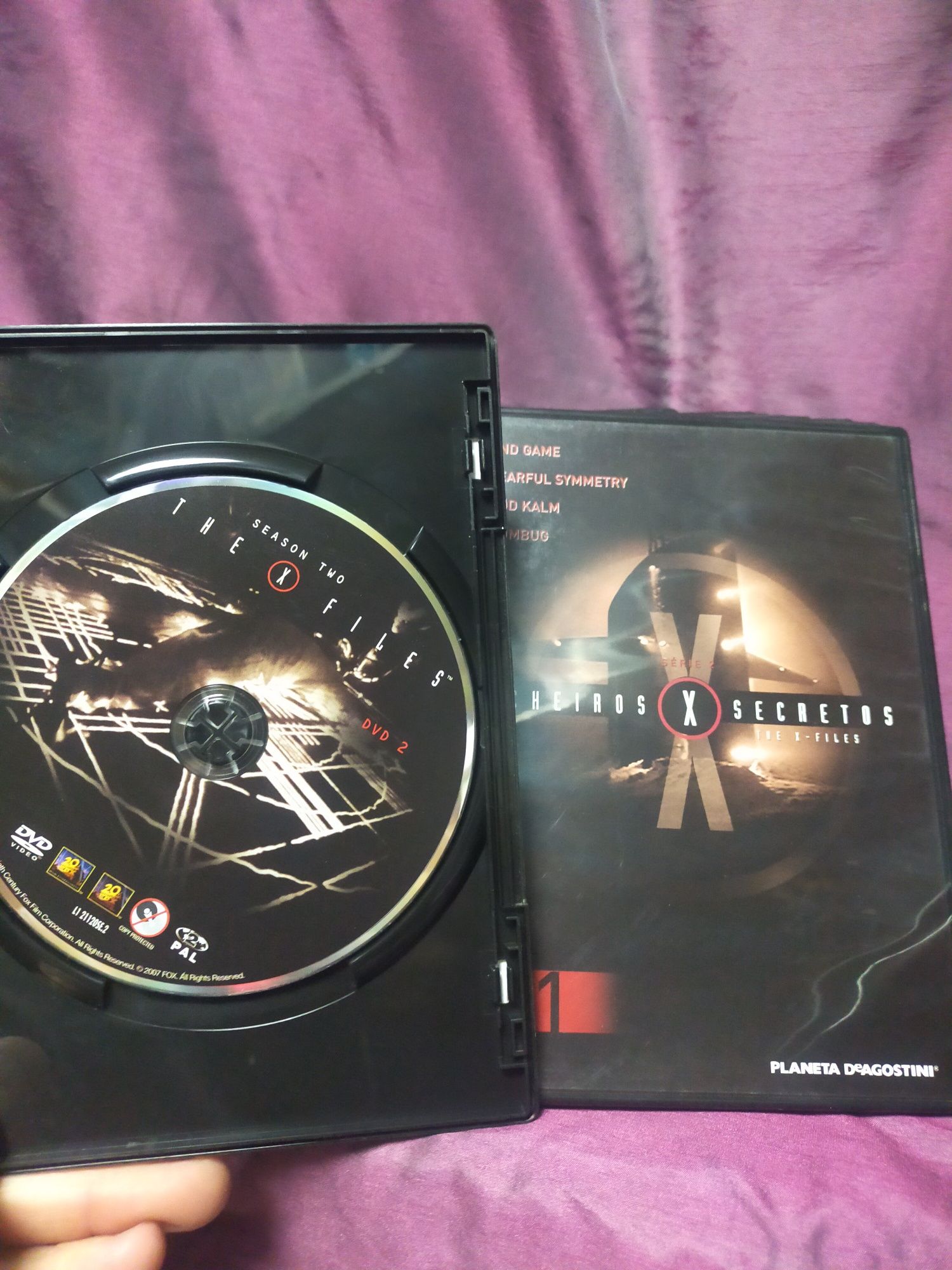 DVD x-files ficheiros secretos
