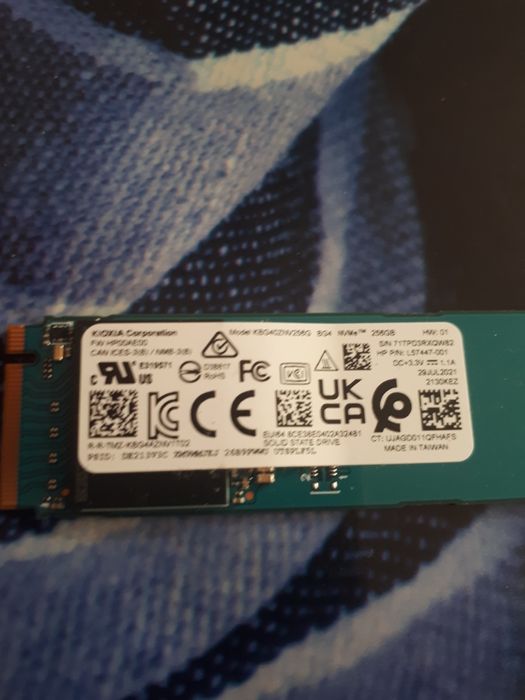 Dysk SSD 256Gb model KBG40ZNV256G.