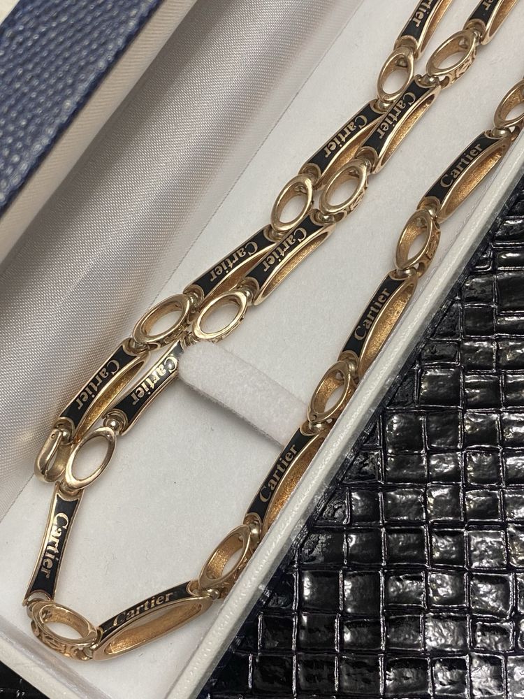 Красивая Золотая Цепочка Cartier,новая, вес 57.34гр