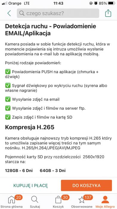 Kamera zewnętrzna 3G 4G IP GSM 5Mpx zintronic A5