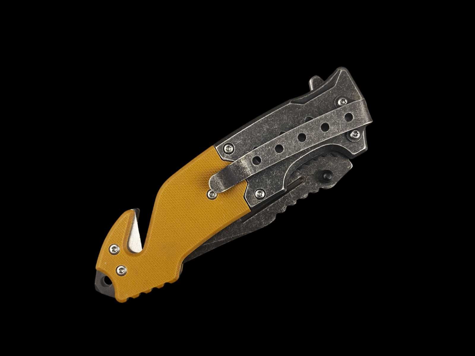 Nóż scyzoryk TAKTYCZNY BROWNING survival myśliwski TANTO BR3