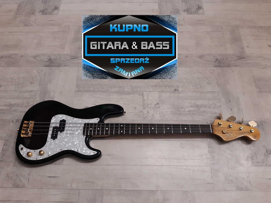Piękna Gitara Basowa SX-Precision Bass-transparent brown- wysyłka Free