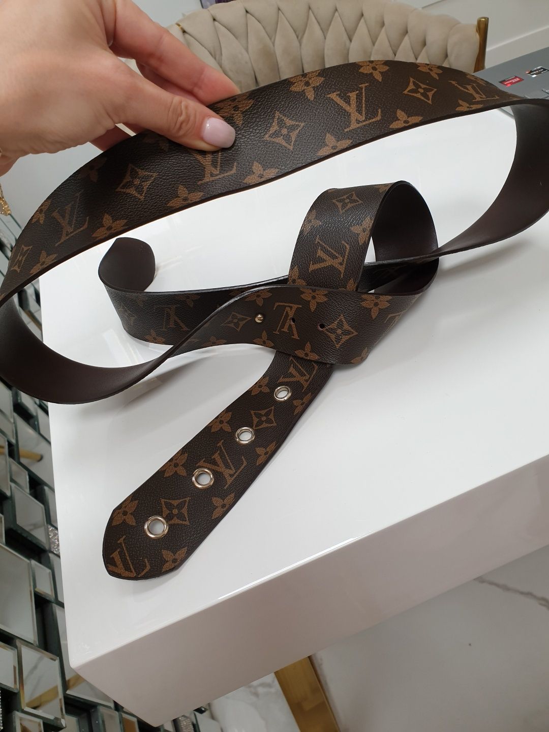 Pasek LV monogram 36 uni