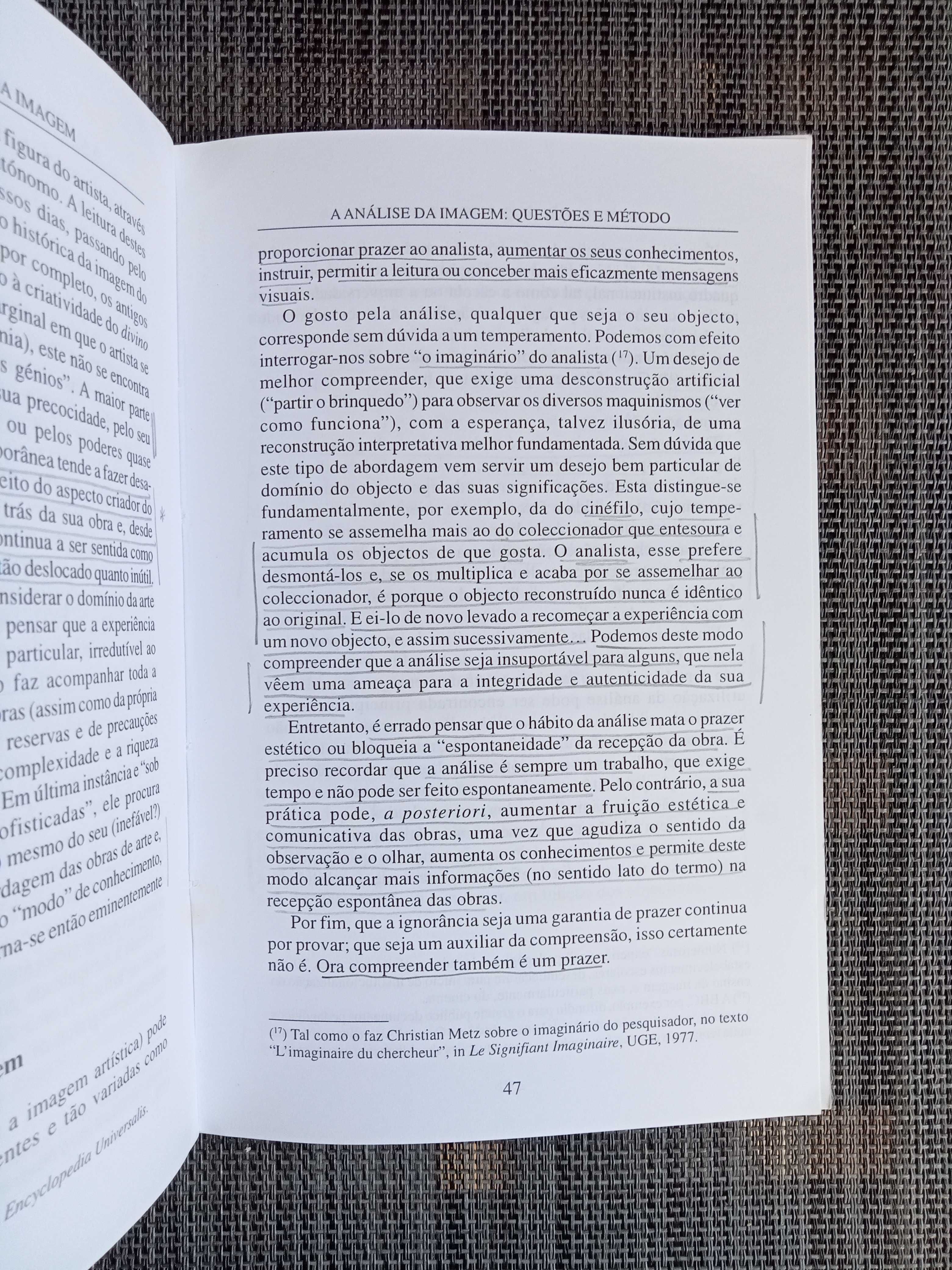 Introdução à Análise de Imagem - Martine Joly (portes incluídos)