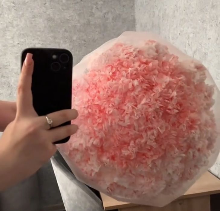 Букетики з паперу