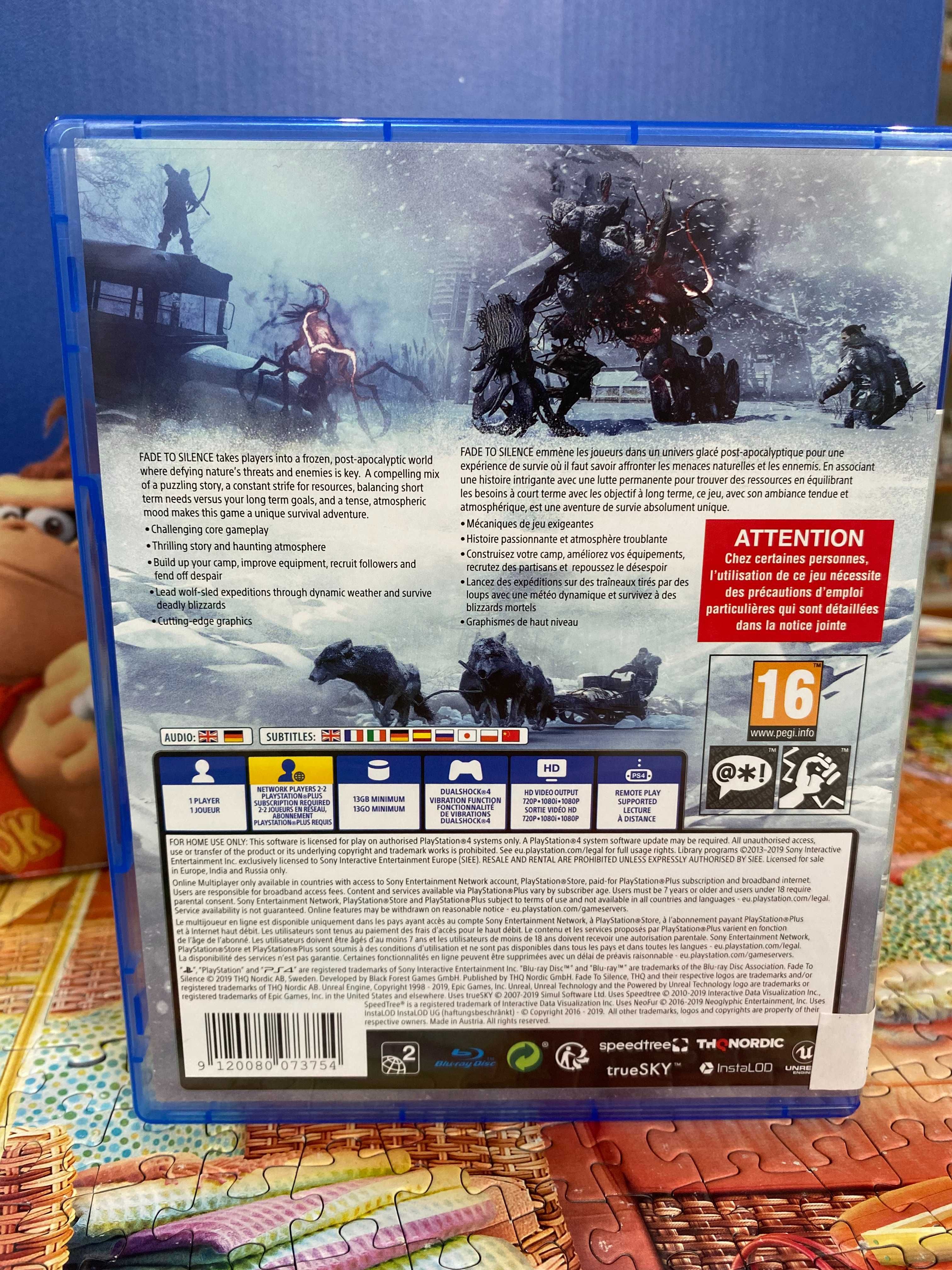 Fade to Silence PS4 Sklep Iława