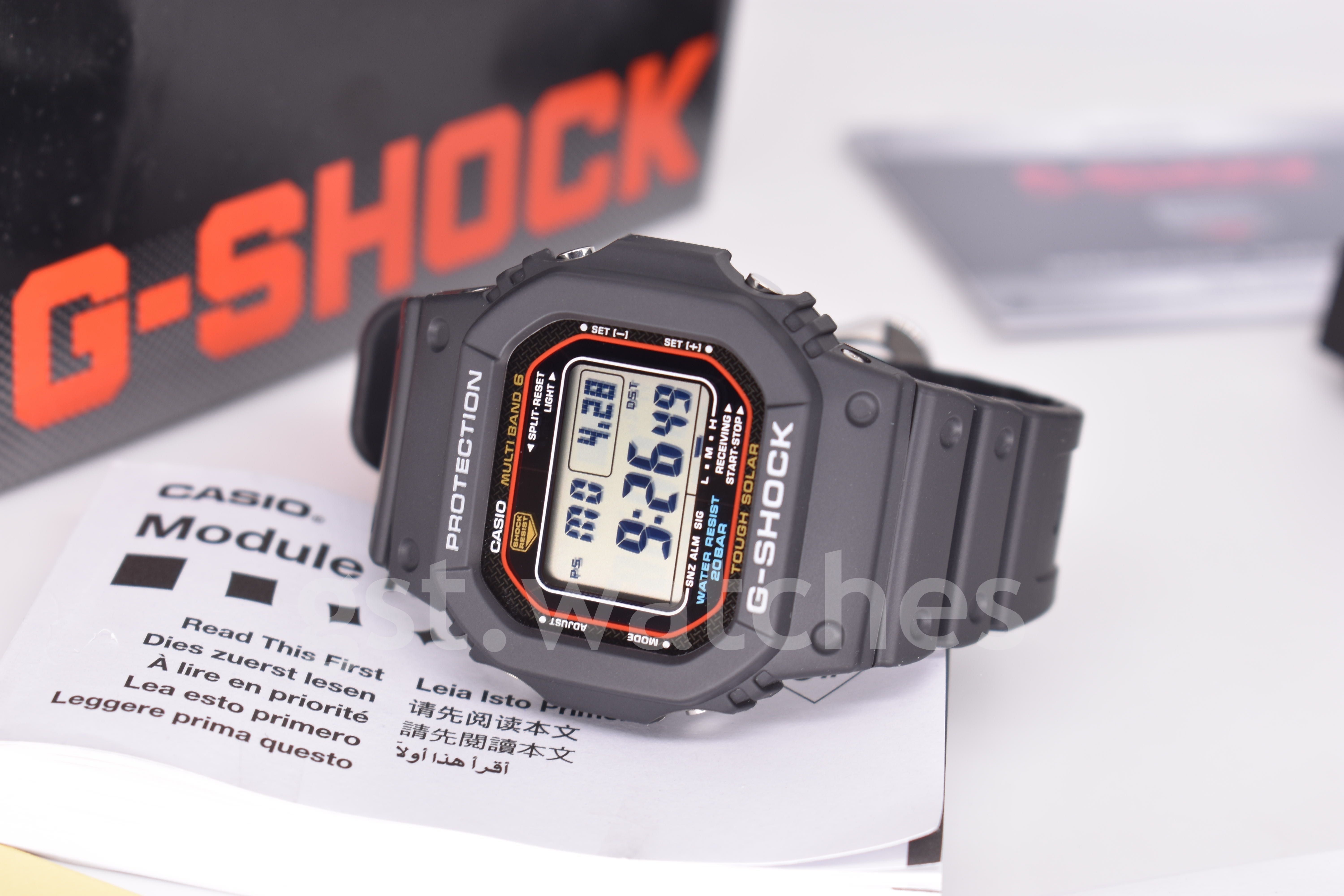 Casio G-Shock GW-M5610U-1 NEW ORIGINAL | Solar | Multiband 6