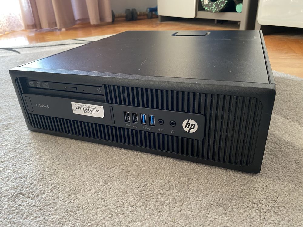 Komputer mini HP AMD A10-8750B 4 Core 128GB SSD, DVD, Win 11