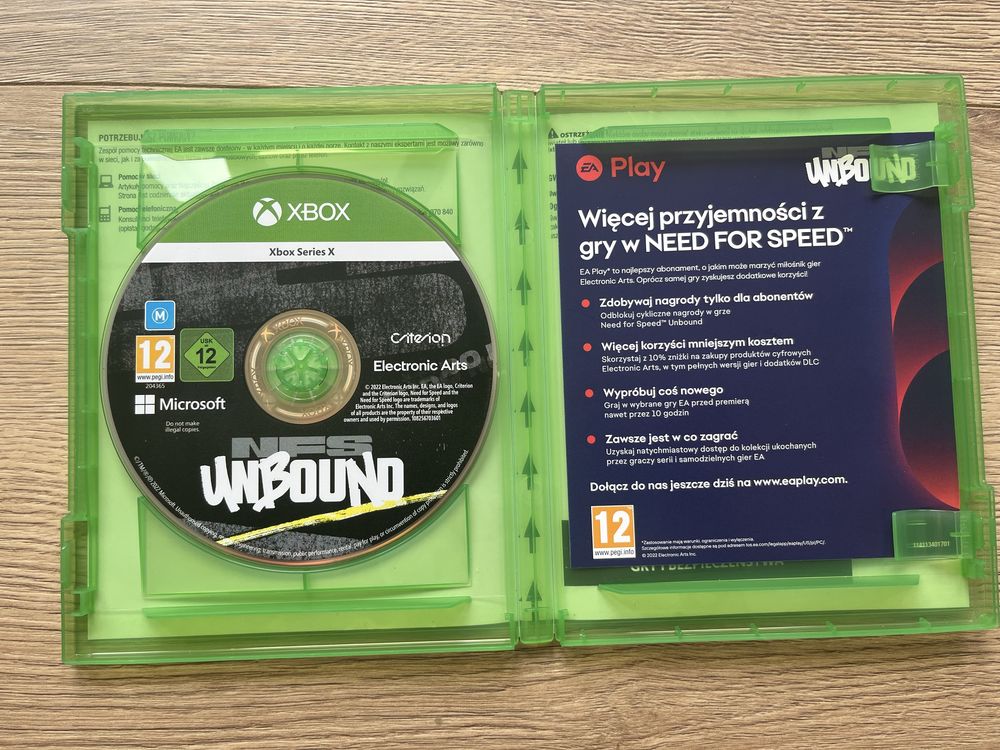 Need For Speed UNBOUND gra xbox X PL