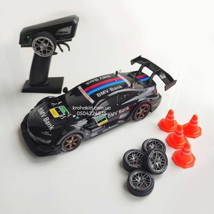 Іграшкова машинка для дріфту на радіокеруванні BMW M4 4WD БМВ м4 дрифт