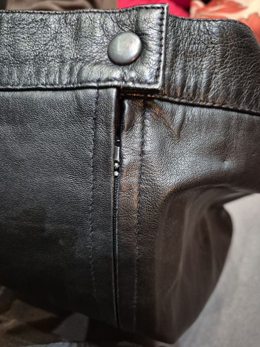 Spódnica ołówkowa skórzana 36