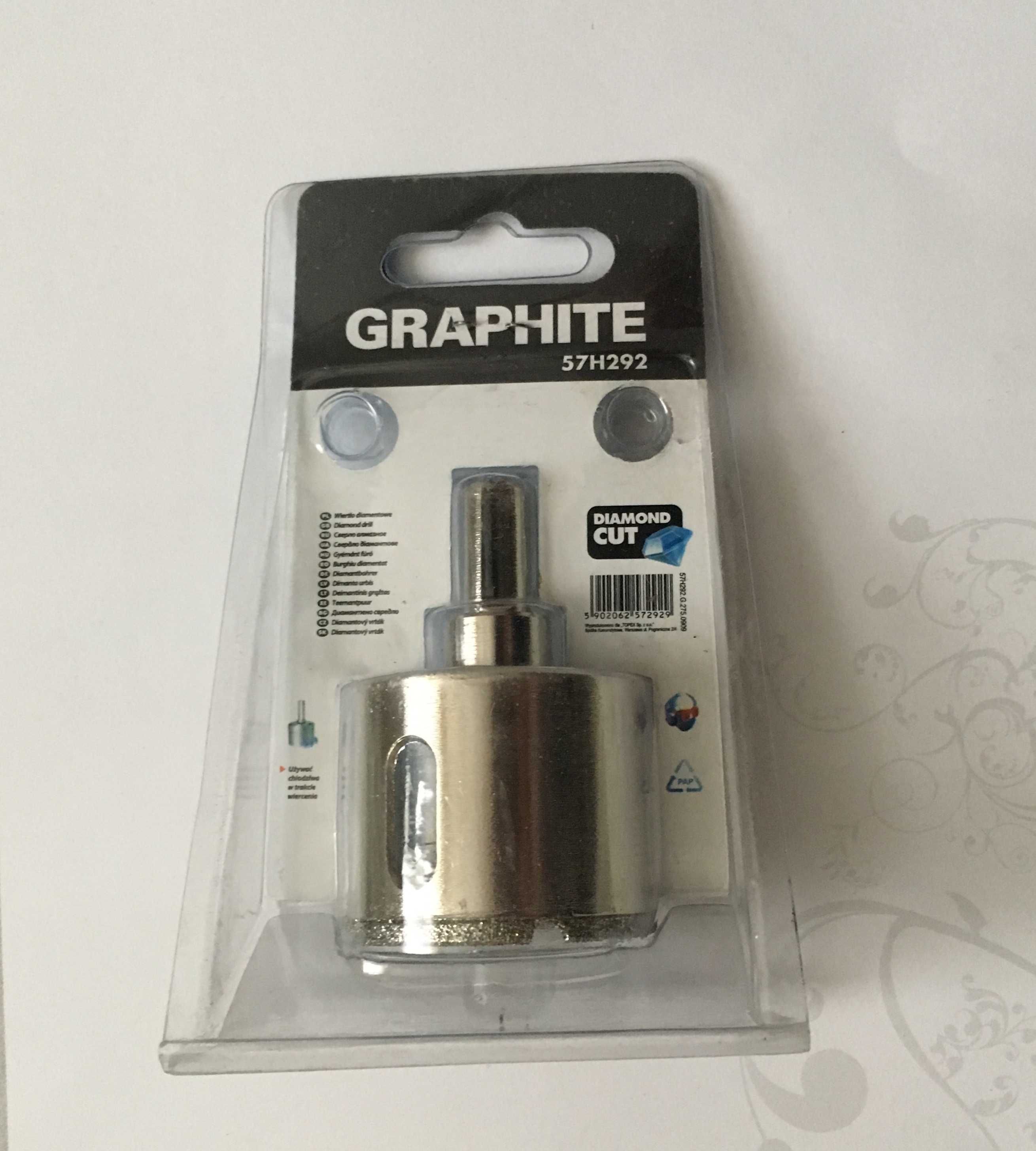 Сверло алмазное для керамической плитки Graphite 57H292, 44х30мм