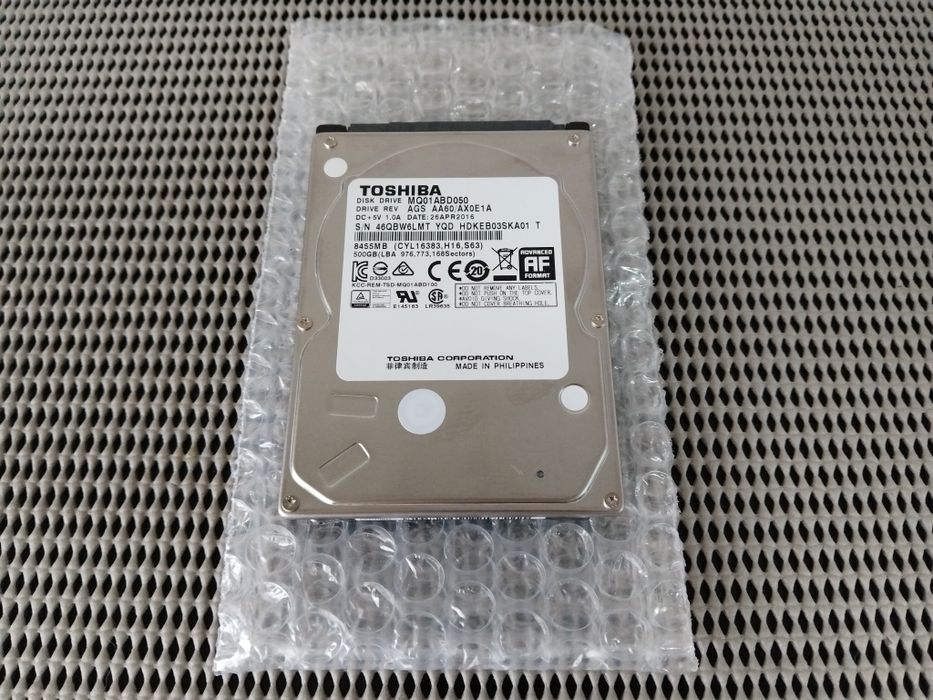 Toshiba Disco Rígido 500GB SATA 2.5 HD