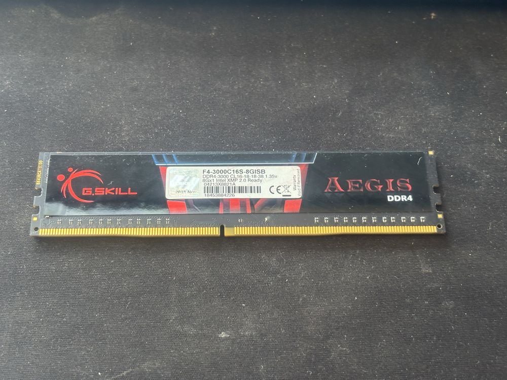 Pamięć G.Skill Aegis, DDR4, 8 GB, 3000MHz, CL16