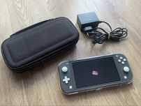 Nintendo Switch Lite Szara, CFW, Picofly, Zadbana, 128GB, Etui.
