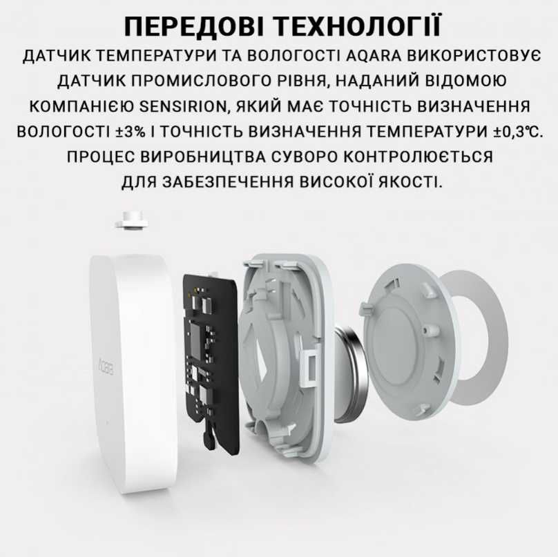 Zigbee Датчик температури вологості Aqara 3шт