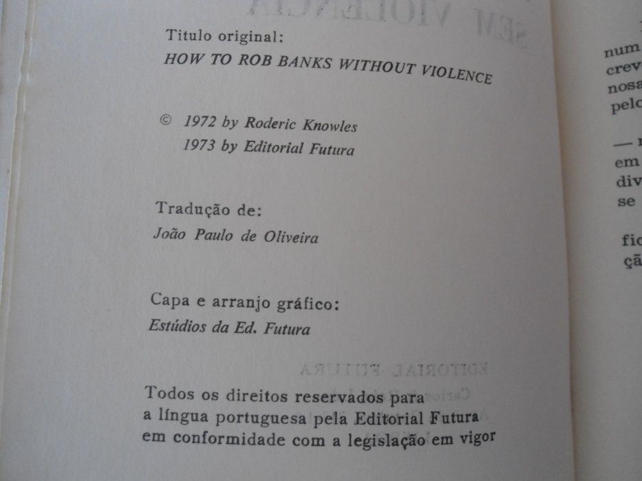 Como Roubar Bancos Sem Violência - Roderic Knowles (1973)