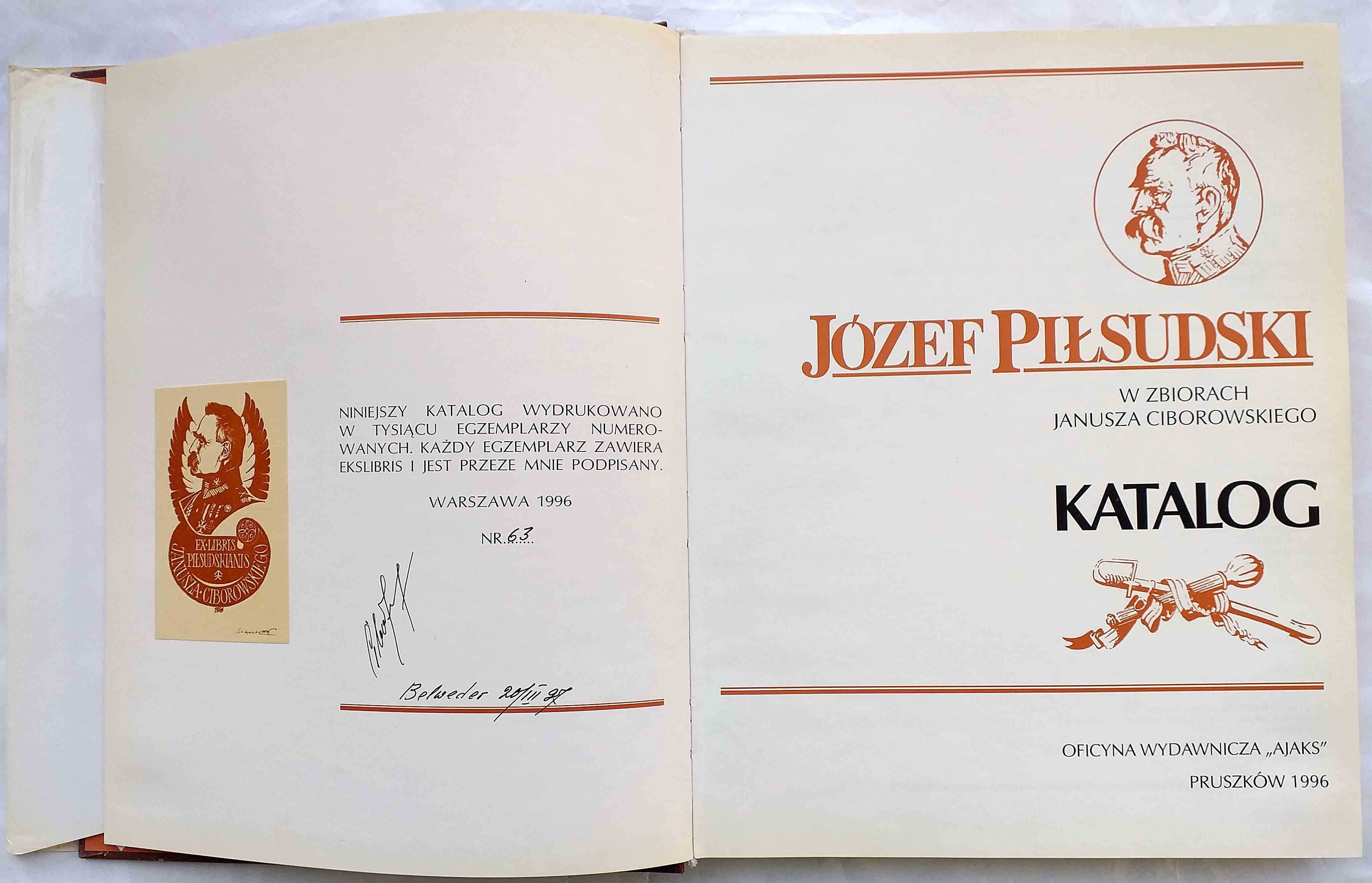 Józef Piłsudski W Zbiorach Janusza Ciborowskiego - Katalog