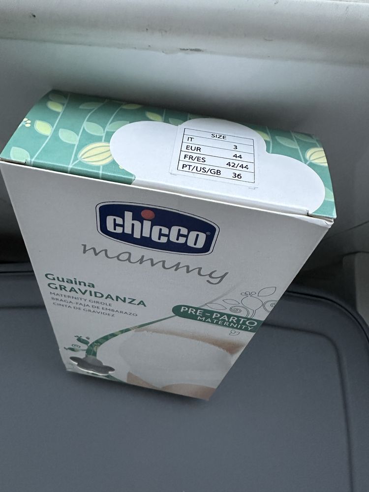 Cinta e faixa de gravidez Chicco