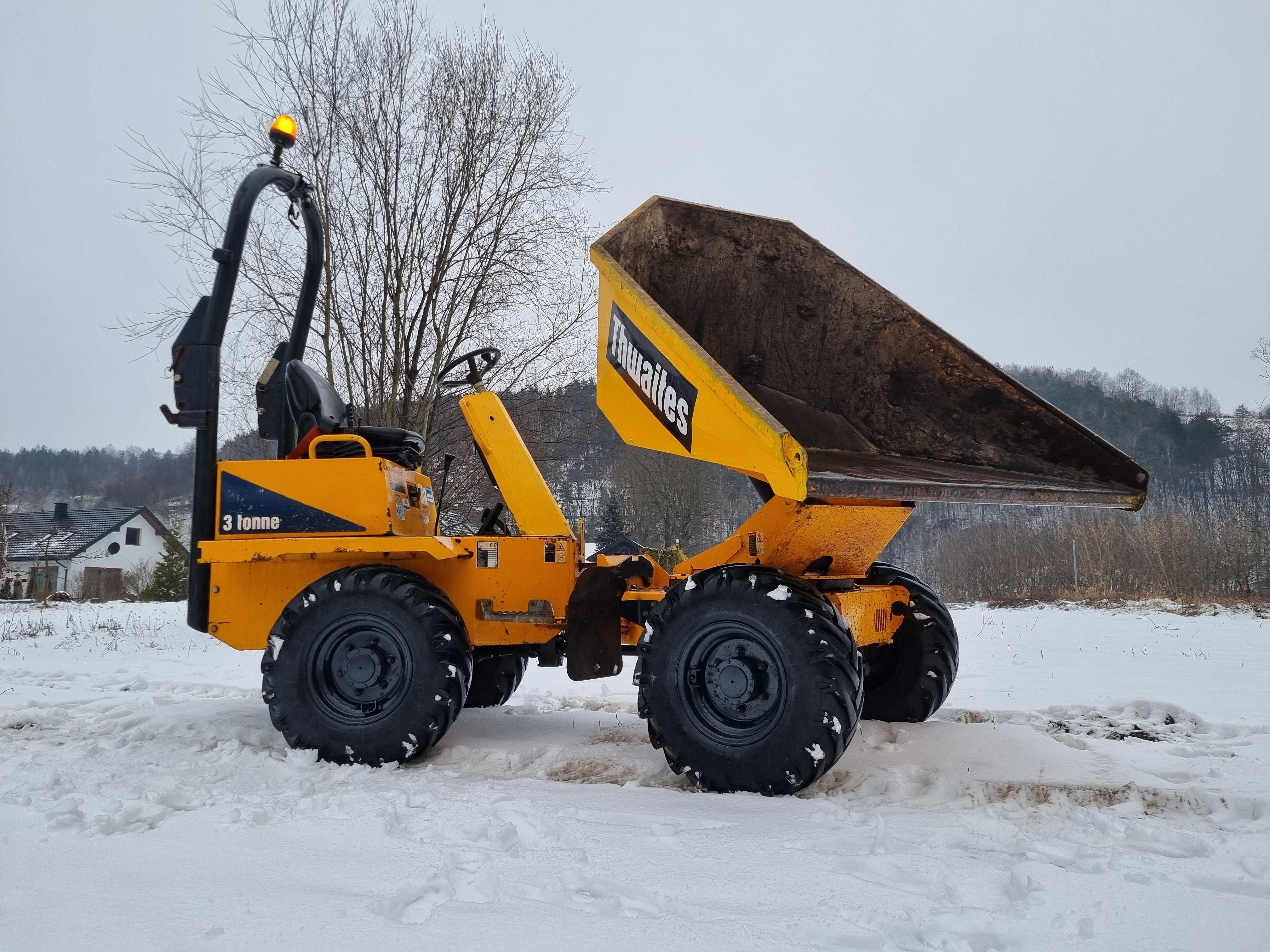Wozidło 3t Thwaites JAK NOWE 2018r Import Norwegia 1530h KIPER+OBRÓT!