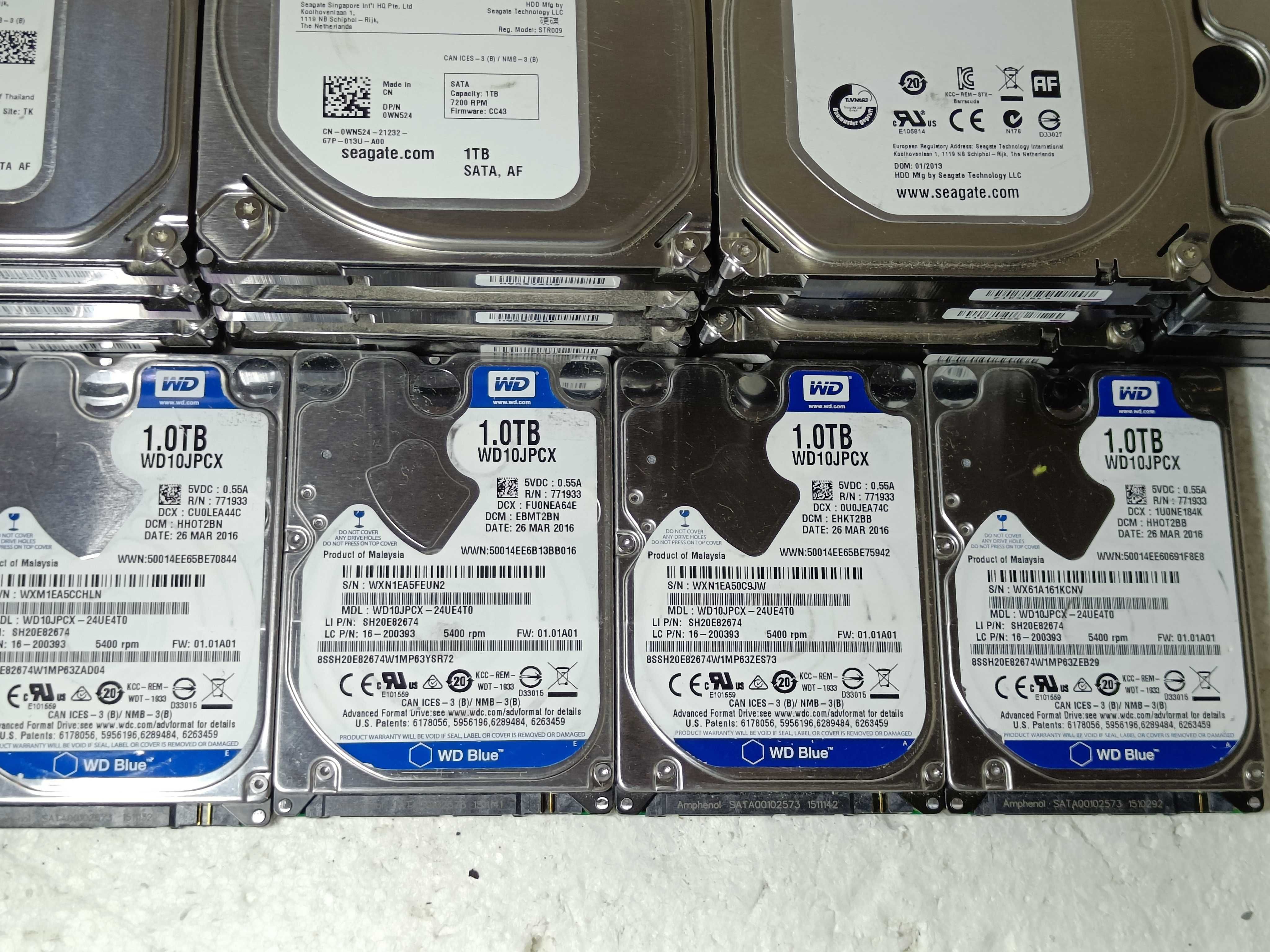 Хард диск HDD Seagate Western Digital WD 500GB 1TB 2TB 3TB 4TB 3.5 2.5