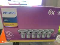 6 lâmpadas led GU10 Philips novas