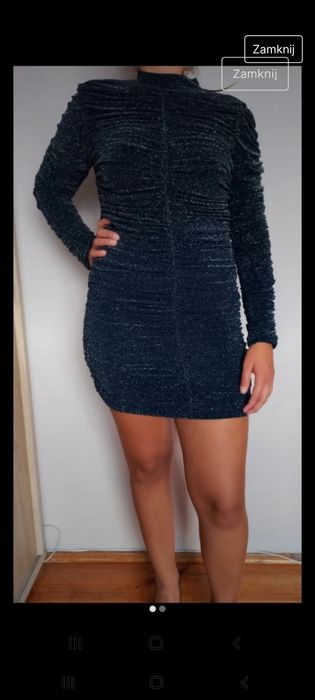 Świecąca sukienka na andrzejki