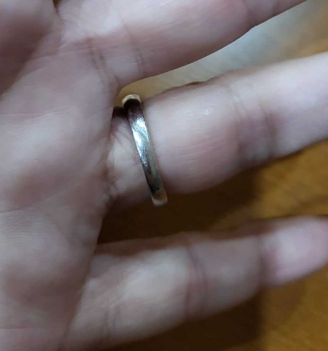 Anel Prata Ti Sento Novo