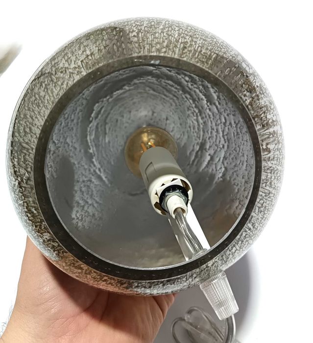 Candeeiro Volcano Prata | Vidro da Marinha Grande!