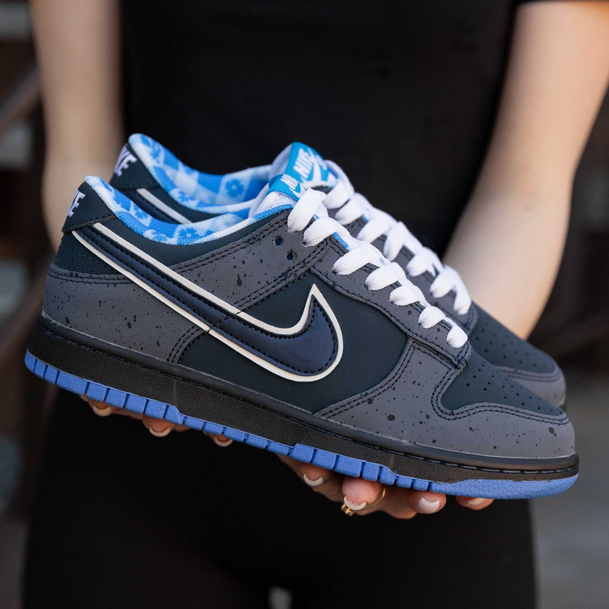 Кроссовки женские Nike SB Dunk Low Concepts Blue Lobster Найк синие